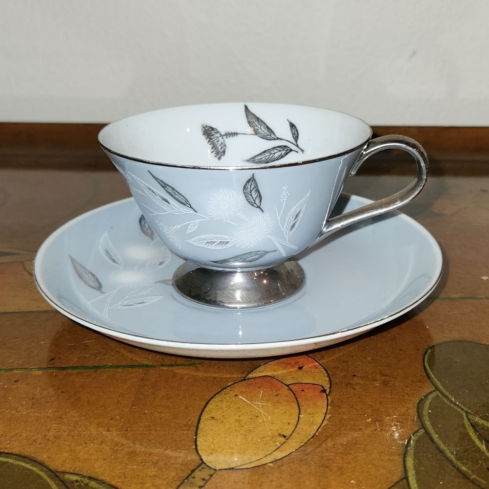 Sapphire by Deville Footed Cup and Saucer